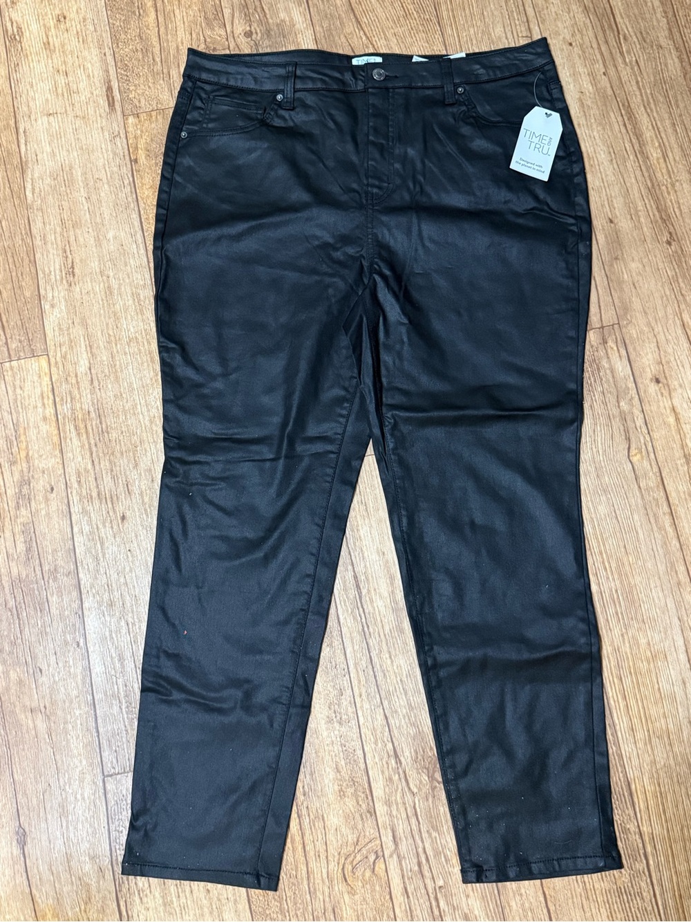Time and Tru Black Straight Leg Jeans